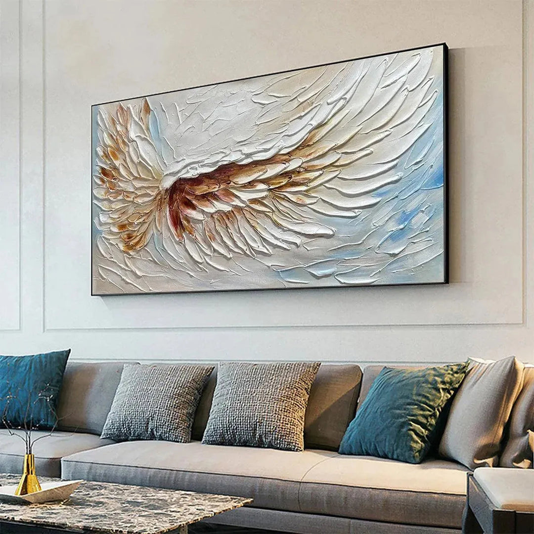 Silent Grace - Angel Wing Wall Art Painting AA