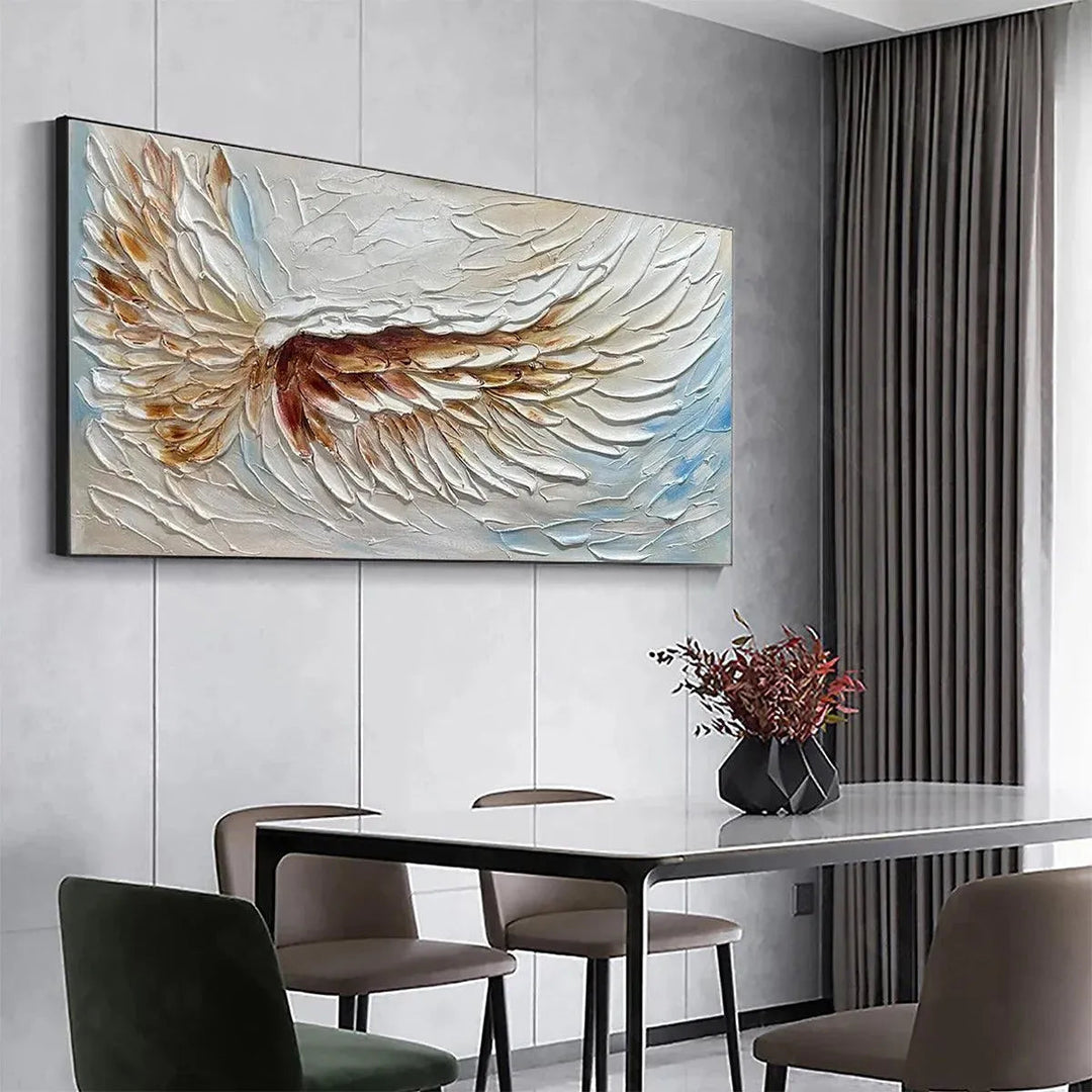 Silent Grace - Angel Wing Wall Art Painting AA