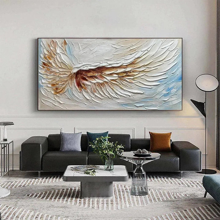 Silent Grace - Angel Wing Wall Art Painting AA