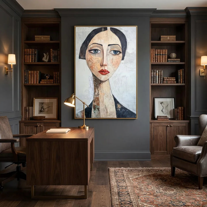 Silent Grace Portrait Painting AA