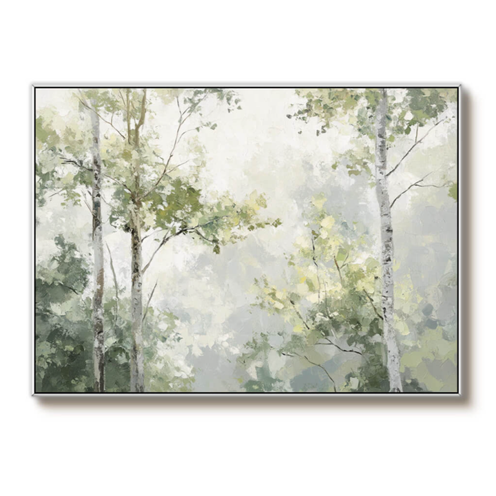 Soft Green Forest Painting TA