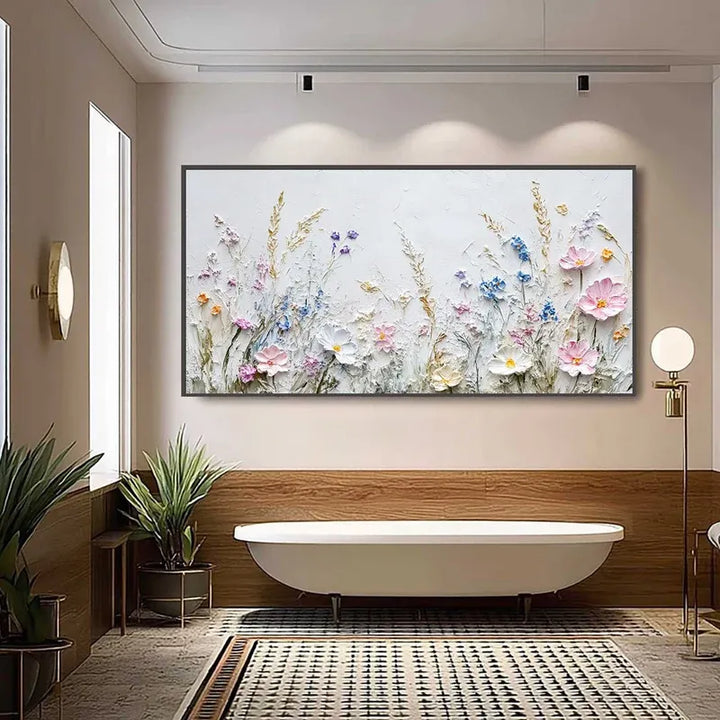 Soft Pastel Floral Painting MT