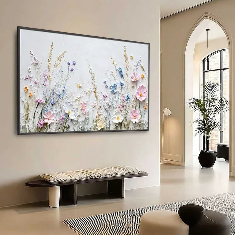 Soft Pastel Floral Painting MT