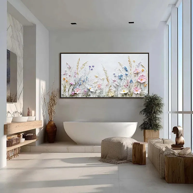 Soft Pastel Floral Painting MT