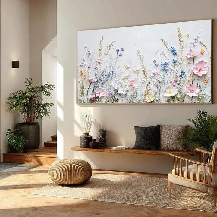 Soft Pastel Floral Painting MT