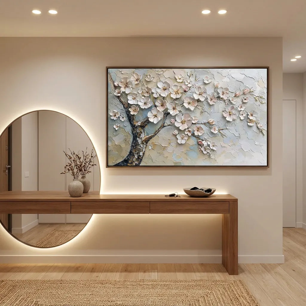 Soft Sakura Blossom Painting AA
