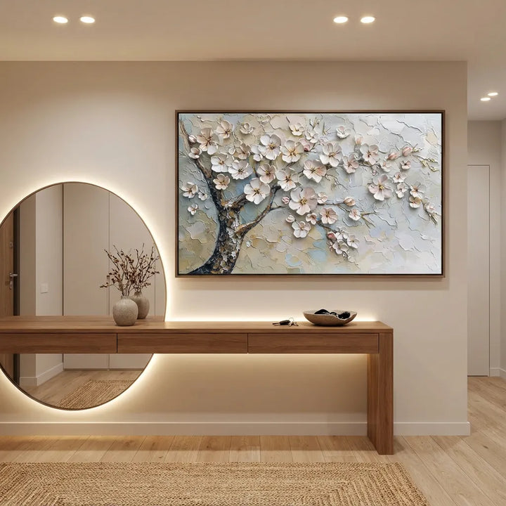 Soft Sakura Blossom Painting AA