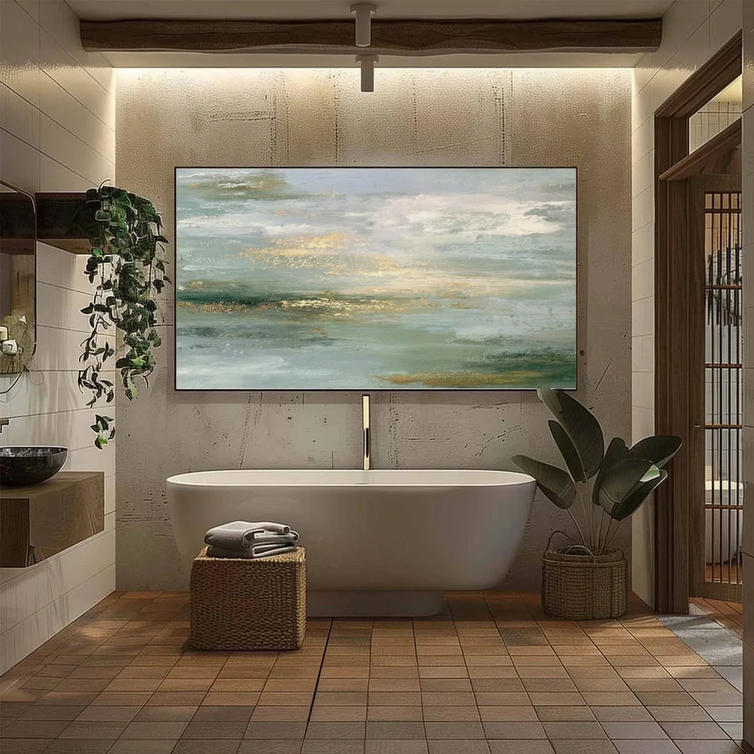 Soft Abstract Landscape Painting MT