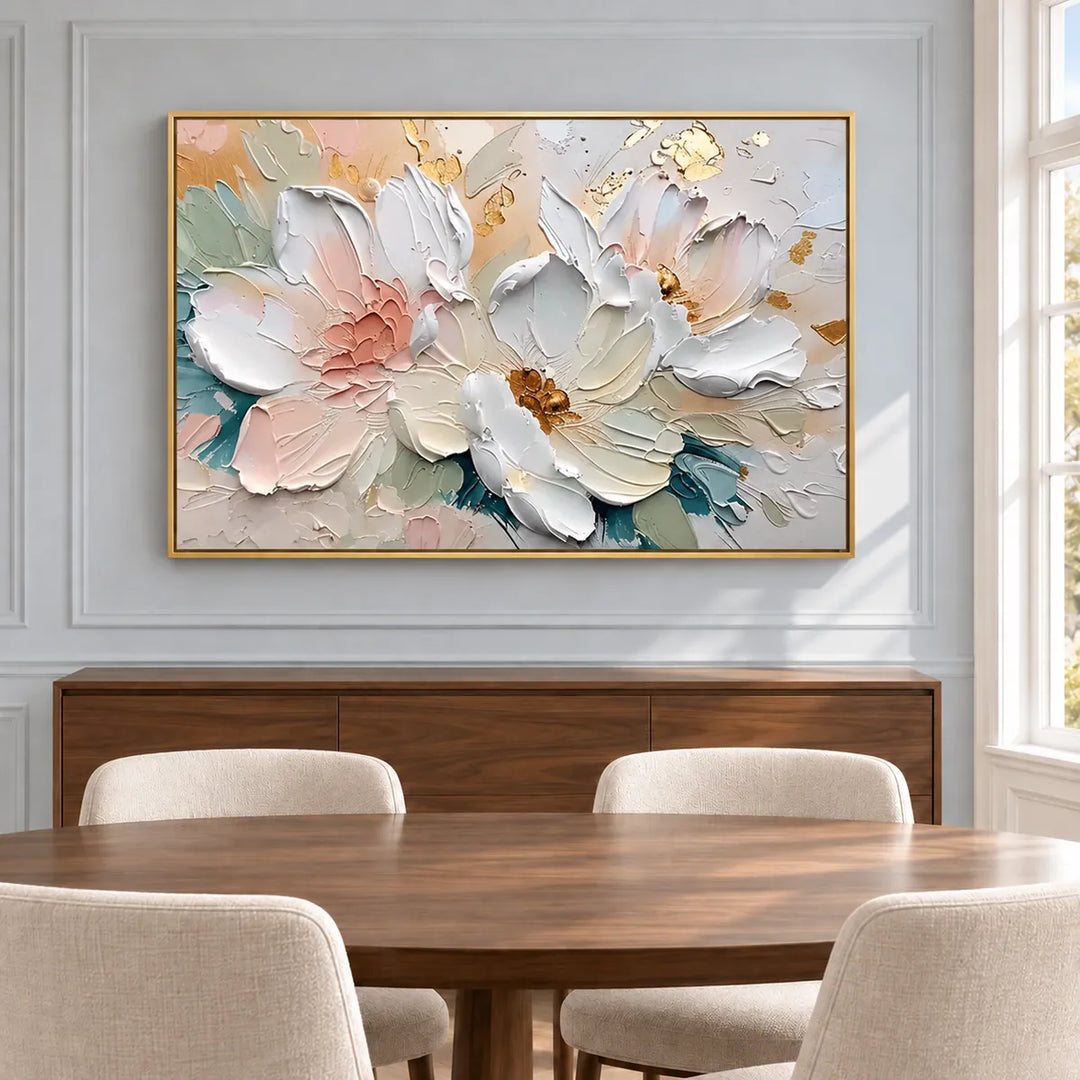 TA030505 Gold Frame in a distinct furnished home, medium view