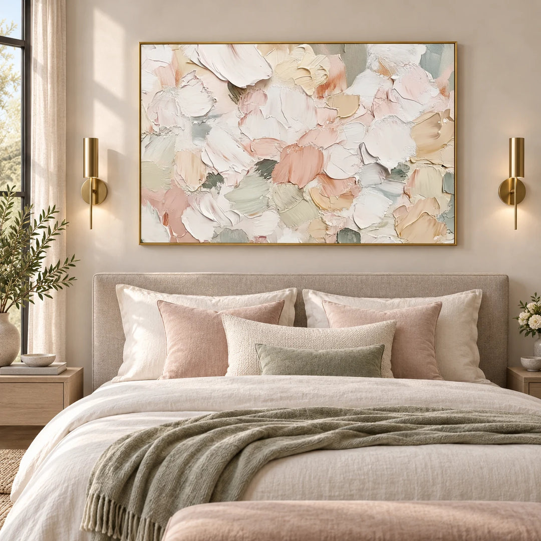 TA030506 gold frame in a styled home interior, approved medium scene