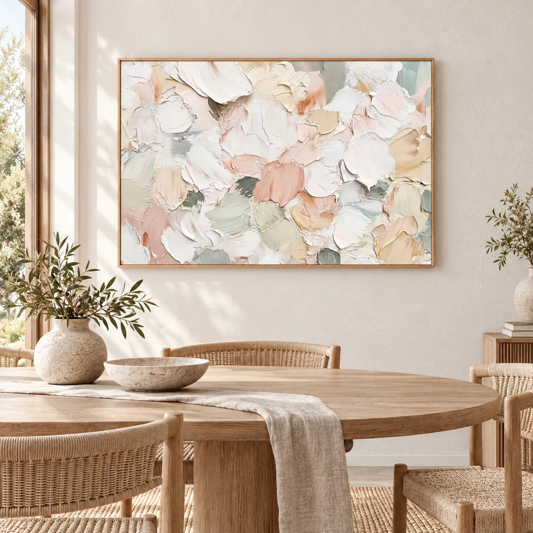 TA030506 wood frame in a styled home interior, approved medium scene