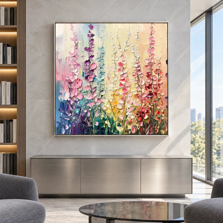 TA030511 Silver Frame in a distinct furnished home, medium view