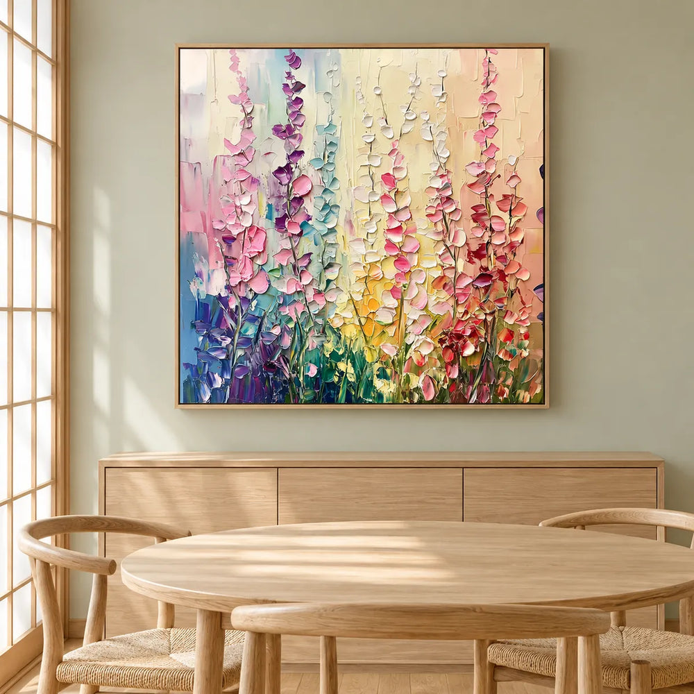 TA030511 Wood Frame in a distinct furnished home, medium view