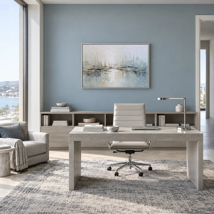 TA1208 silver frame in a complete home interior scene