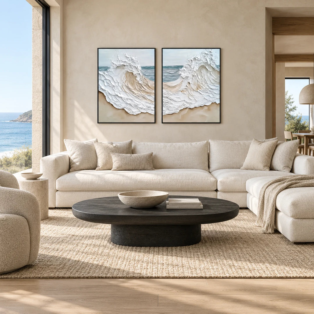 TA1211 black frame in a complete home interior scene