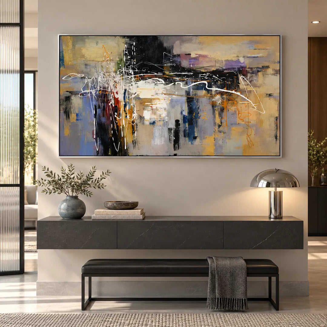 TA2901 silver frame in a styled home interior, approved medium scene