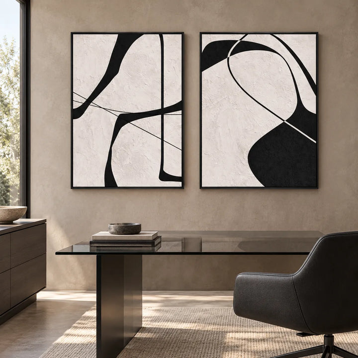 TA2904 black frame in a distinct closer medium home interior