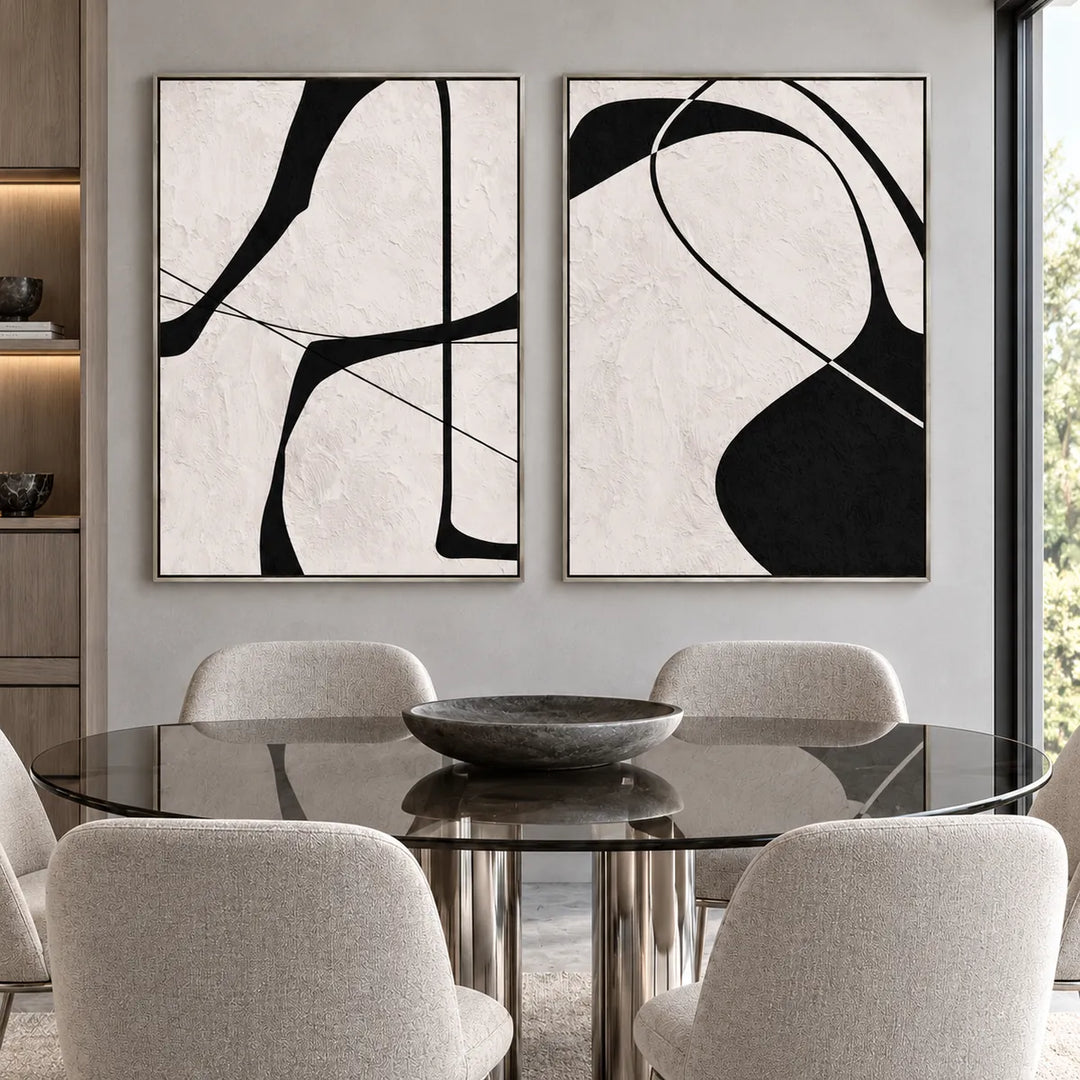 TA2904 silver frame in a distinct closer medium home interior