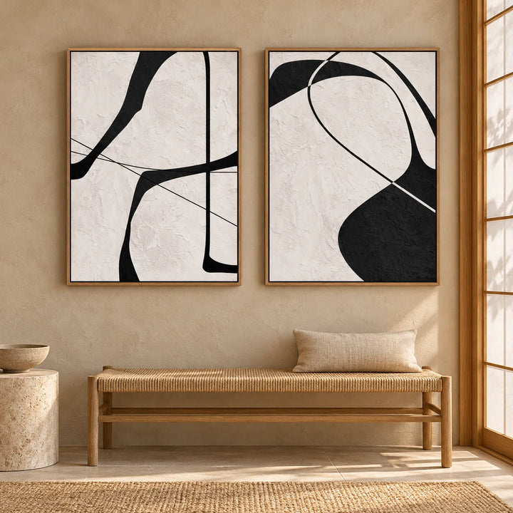 TA2904 wood frame in a distinct closer medium home interior