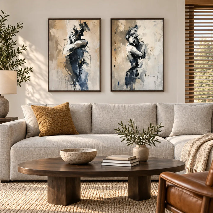 TA2905 dark-wood frame in a styled home interior, approved medium scene