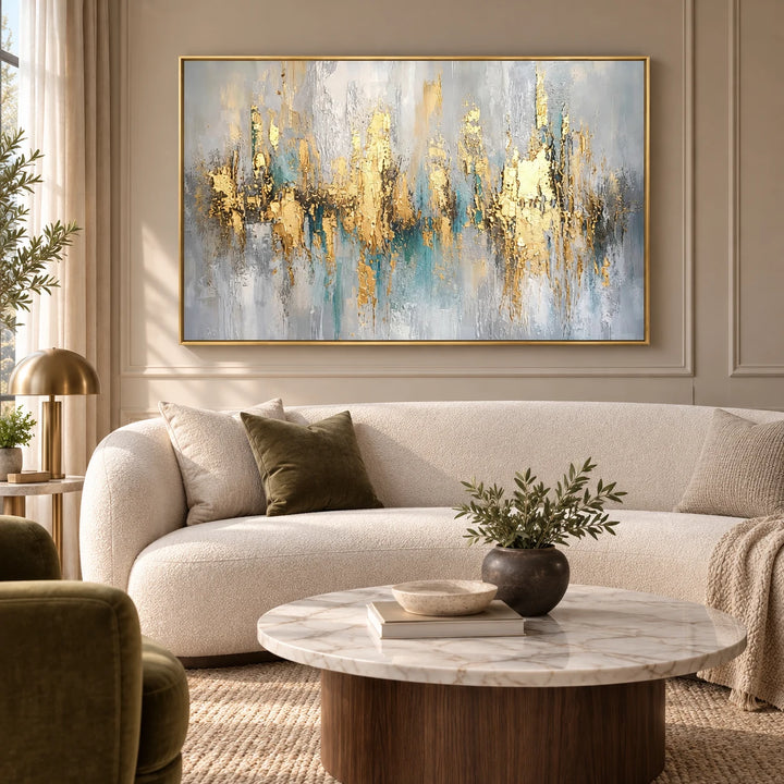 TA2908 gold frame in a styled home interior, approved medium scene