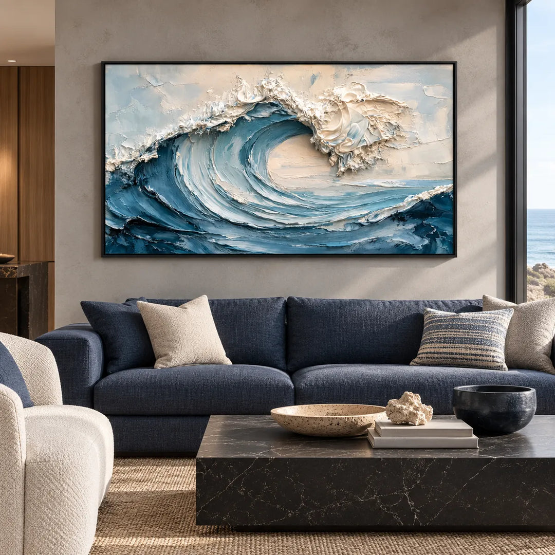 TA2911 black frame in a distinct closer medium home interior