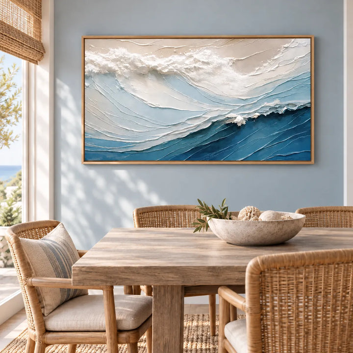 TA2912 wood frame in a styled home interior, approved medium scene