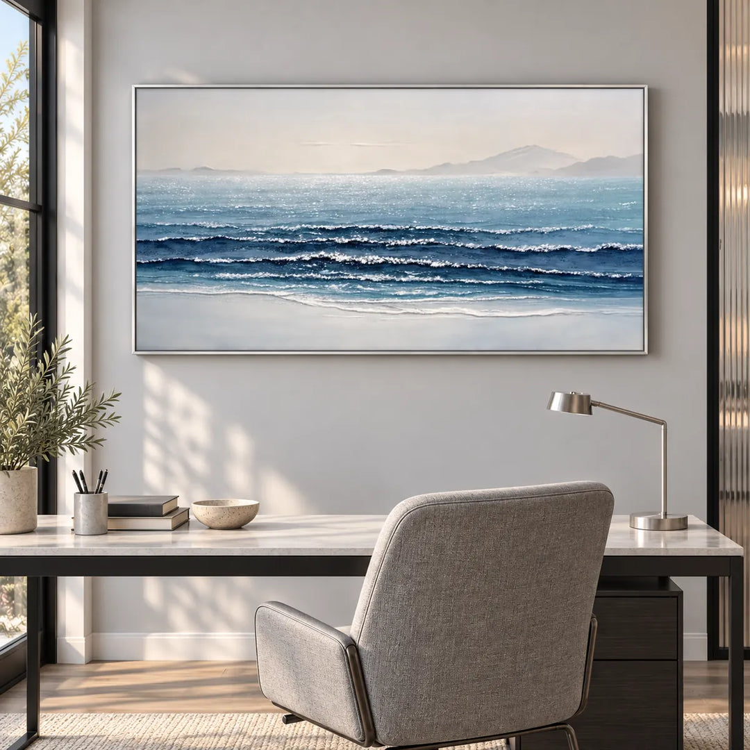 TA2914 silver frame in a styled home interior, approved medium scene
