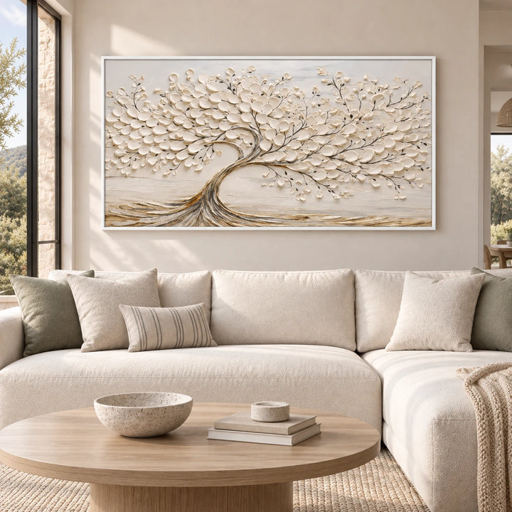 TA2915 white frame in approved medium interior scene