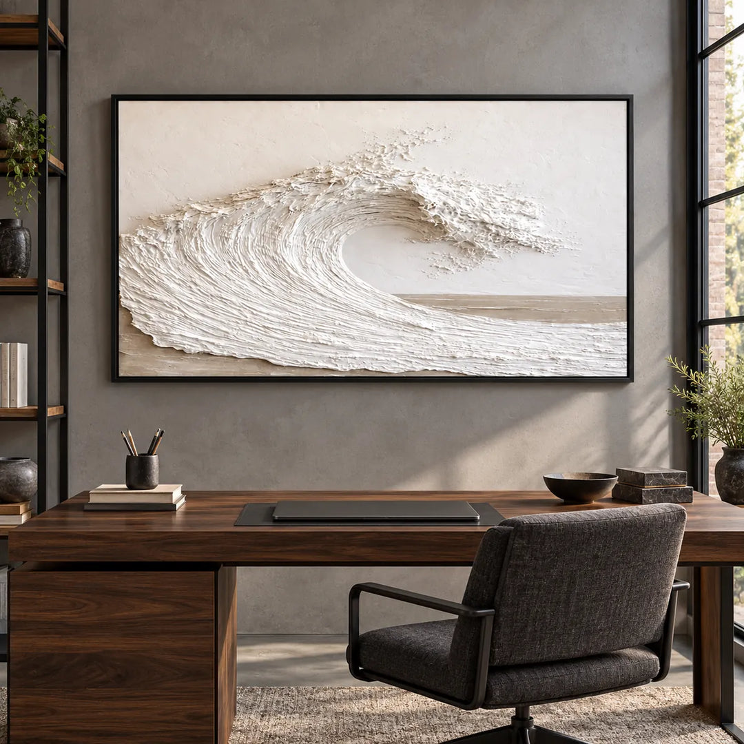 TA2917 black frame in a distinct closer medium home interior