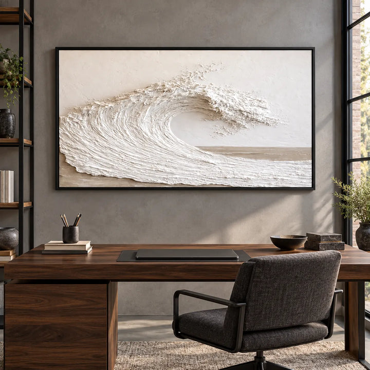 TA2917 black frame in a distinct closer medium home interior