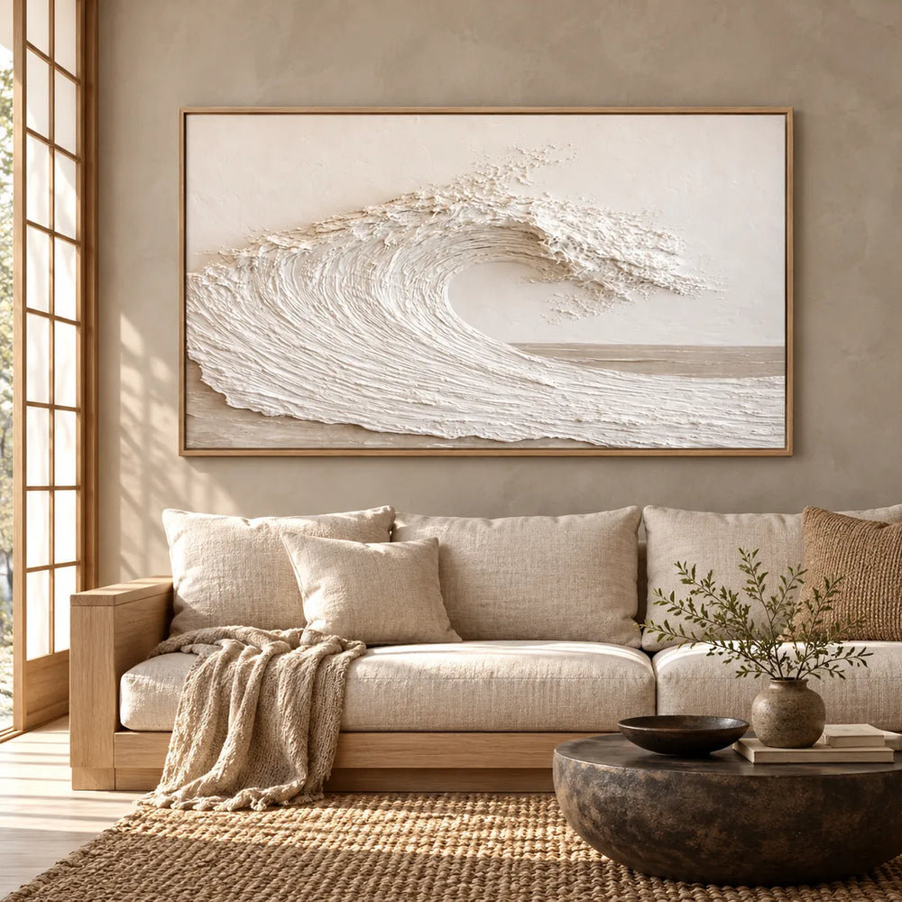 TA2917 wood frame in a distinct closer medium home interior
