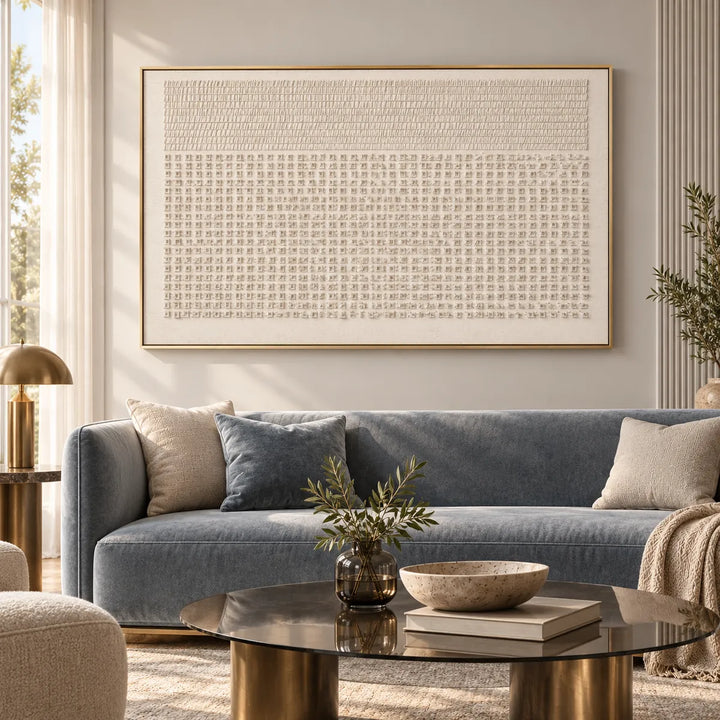 TA2918 gold frame in a styled home interior, approved medium scene
