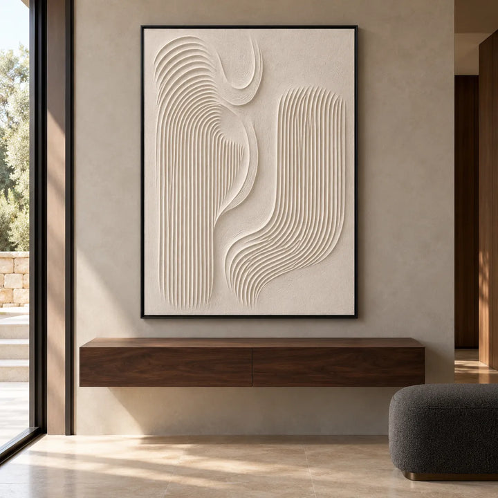 TA2923 black frame in a distinct closer medium home interior