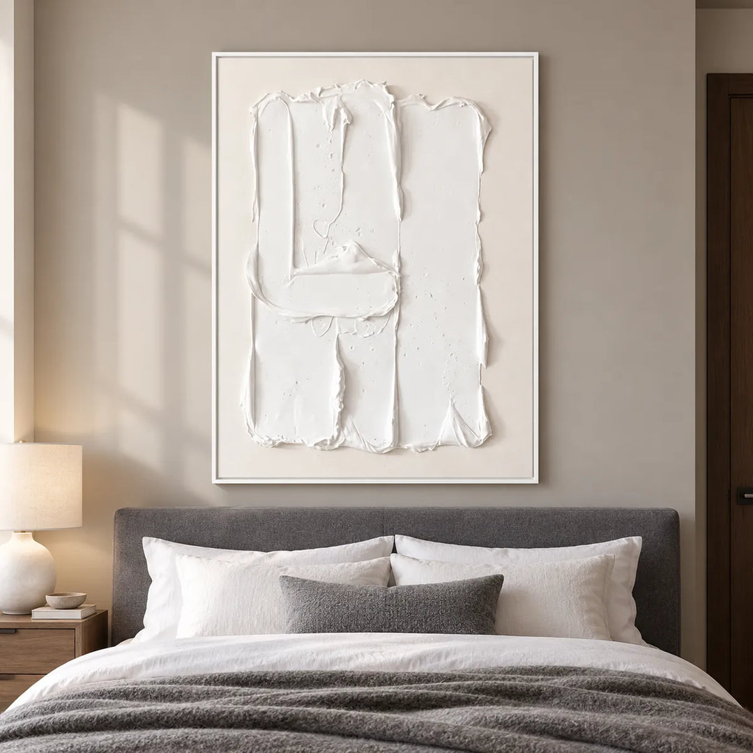 TA2924 white frame in a styled home interior, approved medium scene