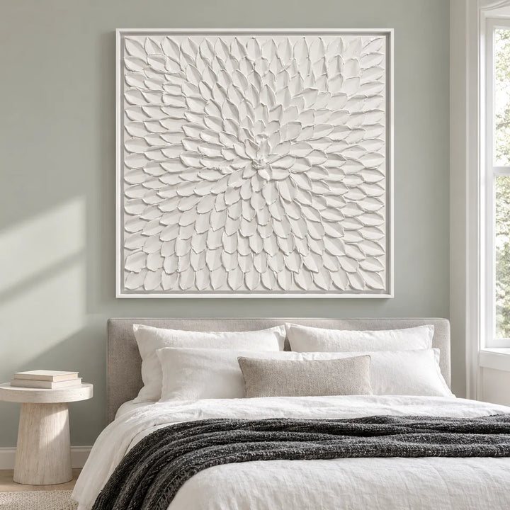 TA2925 white frame in a distinct closer medium home interior