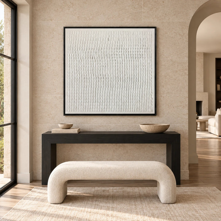 TA2926 black frame in a closer medium home interior scene