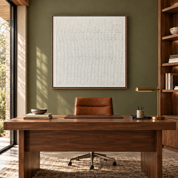 TA2926 dark-wood frame in a closer medium home interior scene