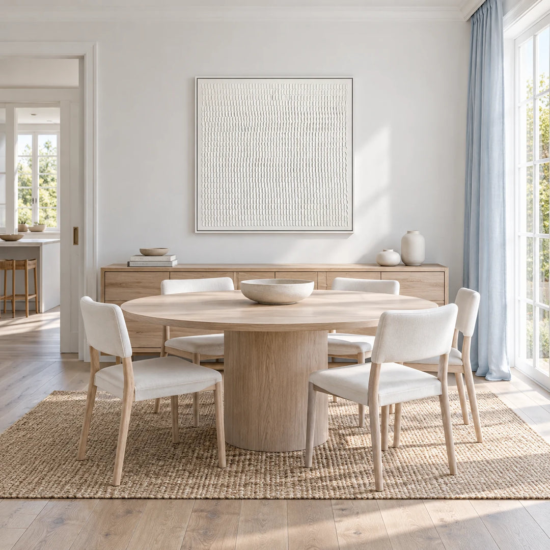 TA2926 white frame in a complete home interior scene