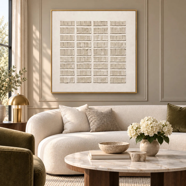 TA2928 gold frame, approved medium interior scene