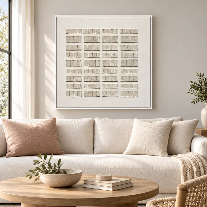 TA2928 white frame, approved medium interior scene