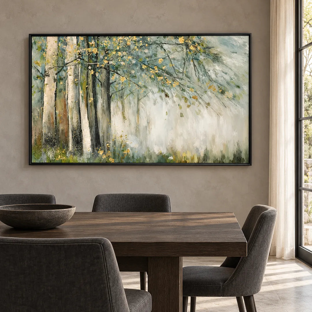 TA2931 black frame in a distinct closer medium home interior