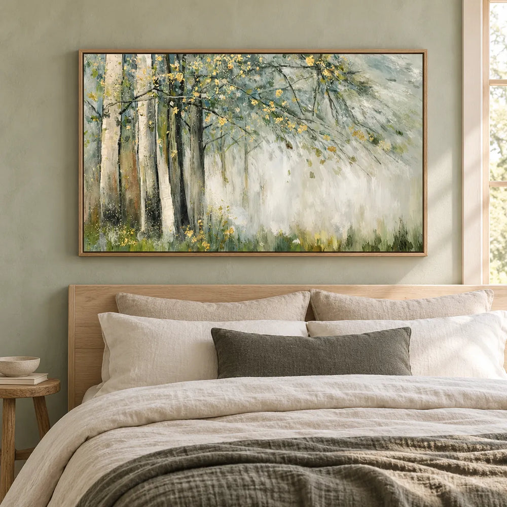 TA2931 wood frame in a distinct closer medium home interior
