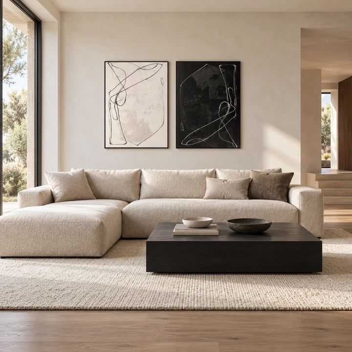 TA2936 black frame in a complete home interior scene