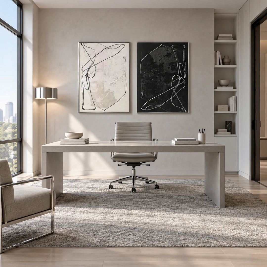 TA2936 silver frame in a complete home interior scene