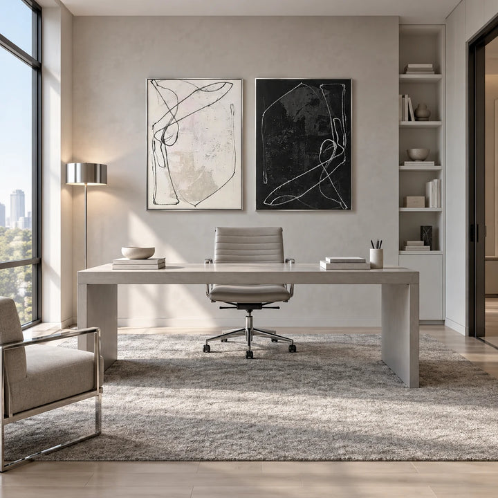 TA2936 silver frame in a complete home interior scene