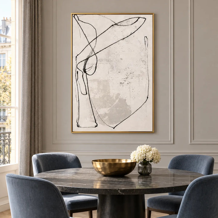 TA2937 gold frame in a styled home interior, approved medium scene