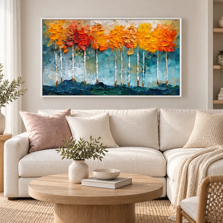 TA2938 white frame in a styled home interior, approved medium scene