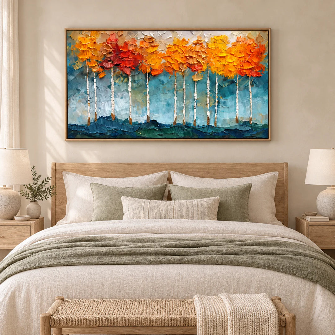 TA2938 wood frame in a styled home interior, approved medium scene