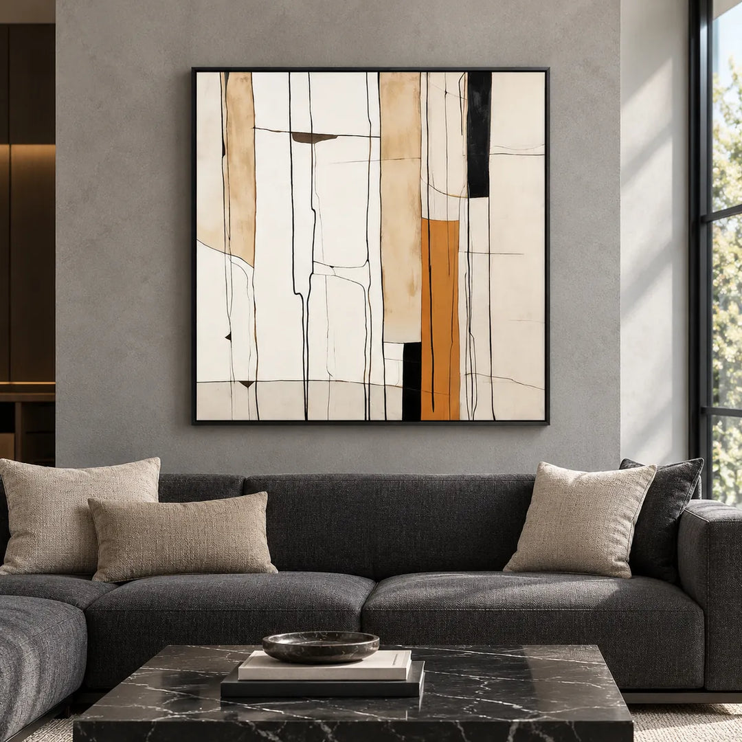 TA2939 black frame in a distinct closer medium home interior